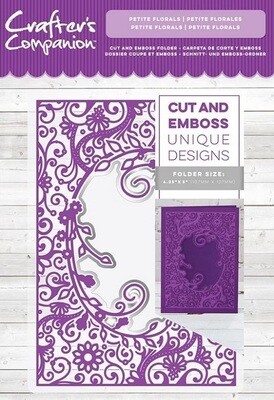 Crafters Companion Cut &amp; Emboss - PETITE FLORALS