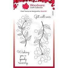 Woodware Acrylic Stamps BUBBLE BLOOM ABBIE
