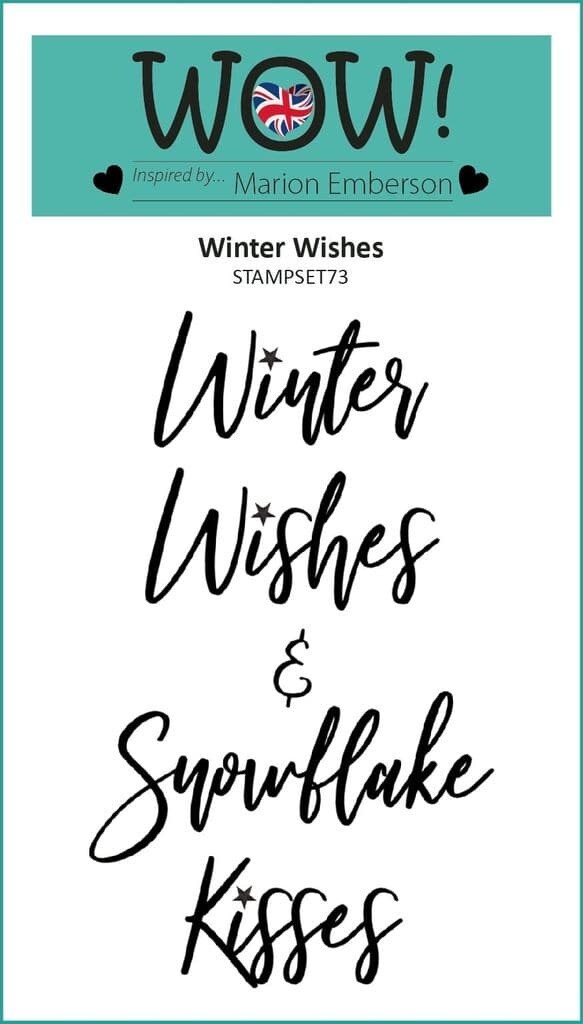 WOW! Acrylic Stamp Set A7 WINTER WISHES