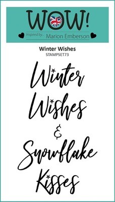 WOW! Acrylic Stamp Set A7 WINTER WISHES