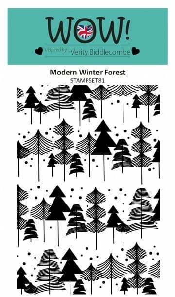 WOW! Acrylic Stamp Set MODERN WINTER FOREST