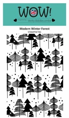 WOW! Acrylic Stamp Set MODERN WINTER FOREST