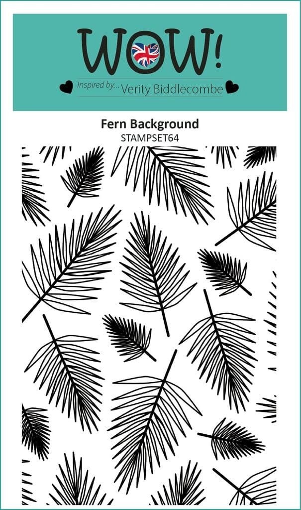WOW! Acrylic Stamp Set FERN BACKROUND