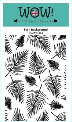 WOW! Acrylic Stamp Set FERN BACKROUND