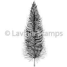 Lavinia Acrylic Stamps FEATHER LAV494