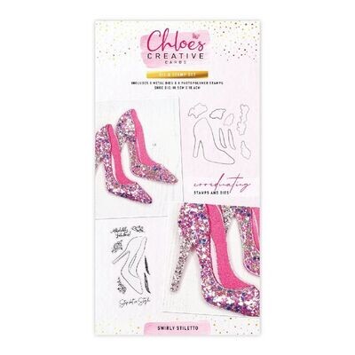 Chloe&#39;s Die &amp; Stamp SWIRLY STILETTO