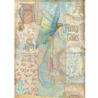 Stamperia A4 Rice Paper Sleeping Beauty FAIRY TALES