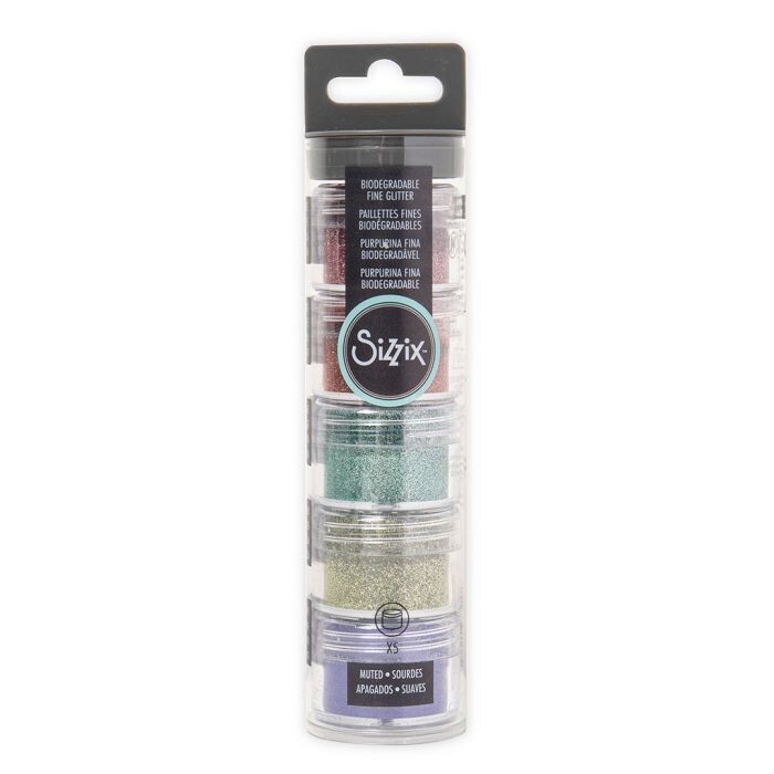 Sizzix Biodegradable Fine Glitter MUTED