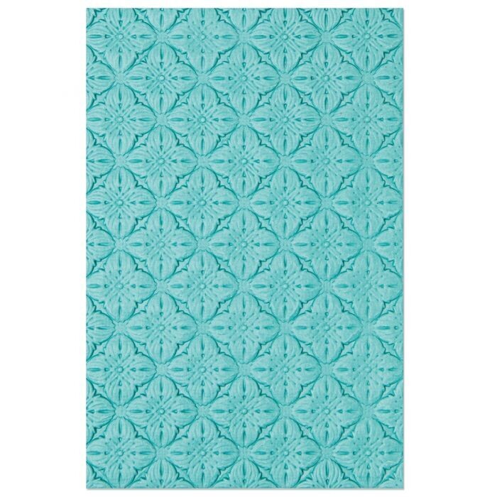 Sizzix 3D Textured Impressions Embossing Folder 665110 FLORAL PILLOWS