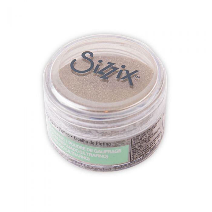 Sizzix Embossing Powder MIRROR PLATINUM 12g