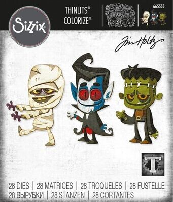 Sizzix COSTUME PARTY Colourize Thinlits Tim Holt 665555