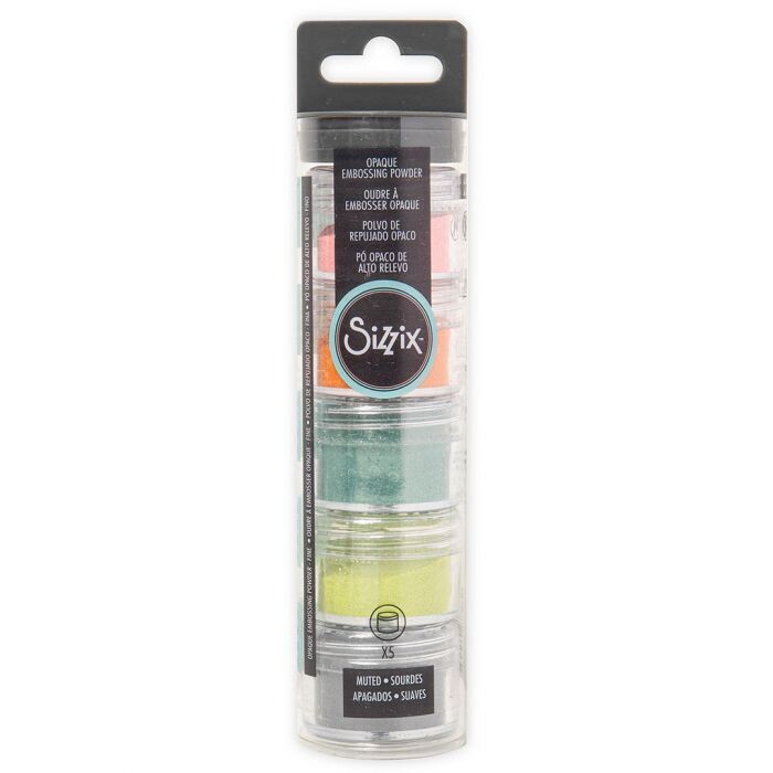Sizzix Embossing Powders Opaque MUTED