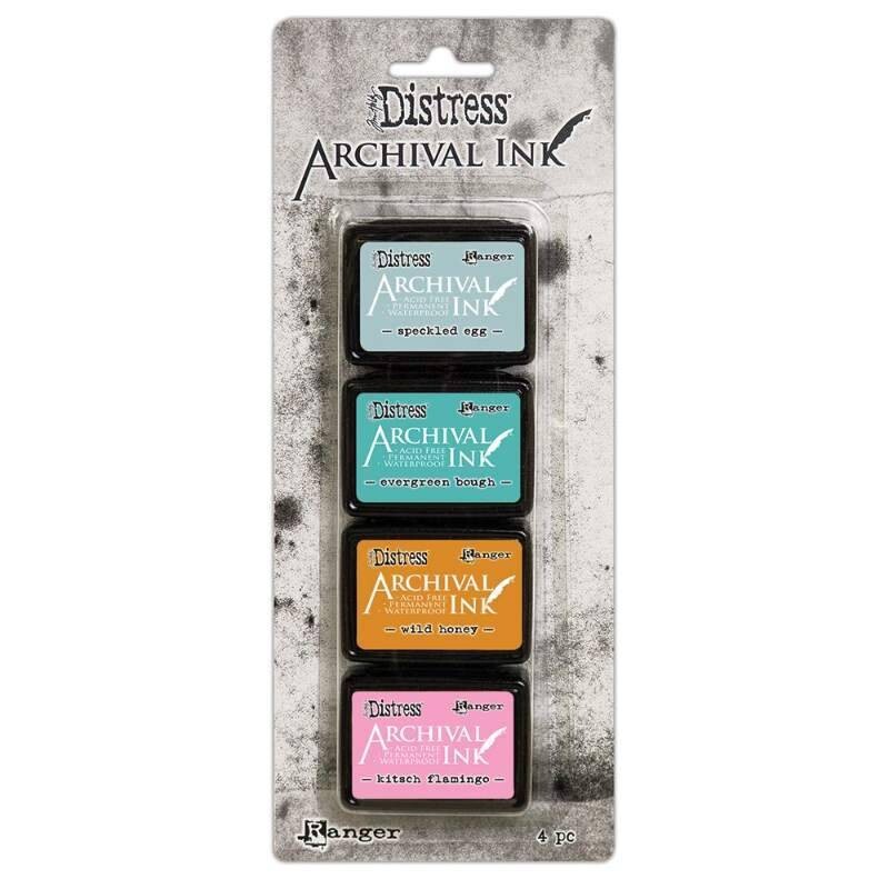 Ranger Distress Archival Mini Ink Pad Set #4