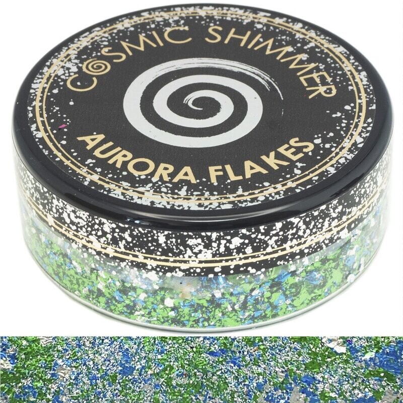 Cosmic Shimmer Aurora Flakes ICY LAGOON