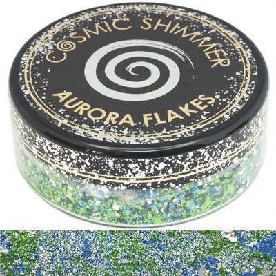 Cosmic Shimmer Aurora Flakes ICY LAGOON