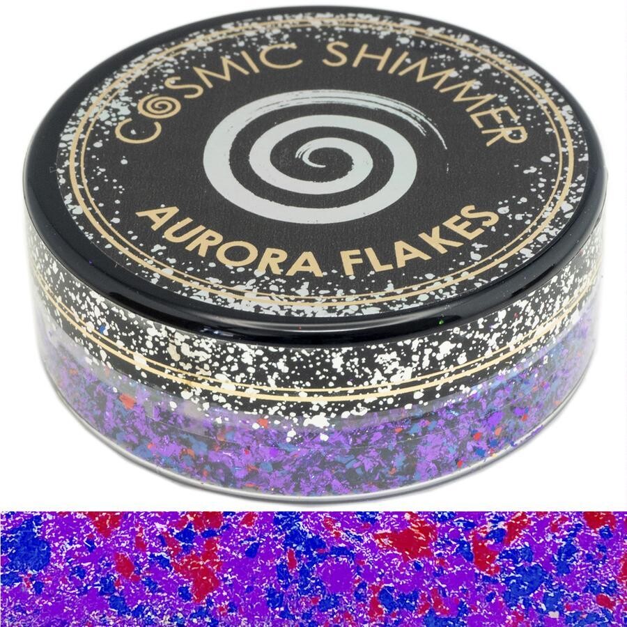 Cosmic Shimmer Aurora Flakes PASSION POP