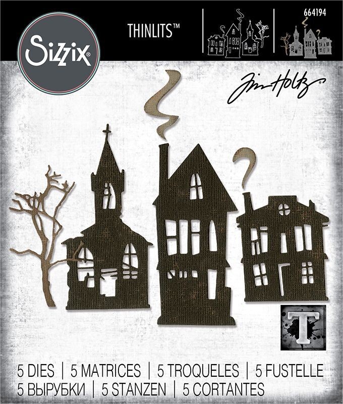 Sizzix GHOST TOWN #2 Thinlits Tim Holtz 665560