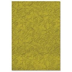 Sizzix 3-D A6 Textured Impressions 665599 WINTER FOLIAGE