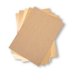 Sizzix Luxury Cardstock Pack GOLD x 50 Sheets 664532