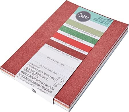 Sizzix Opulent Cardstock Pack FESTIVE x 60 664694