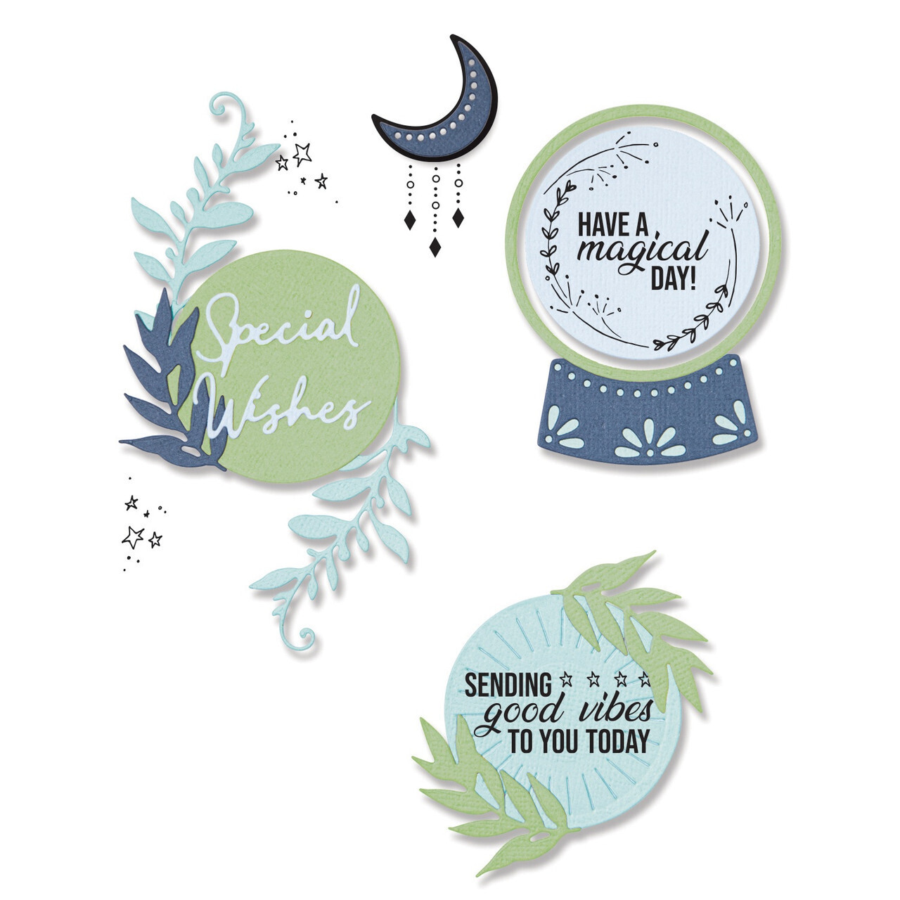 Sizzix Framelits W/stamps 665940 SPECIAL WISHES