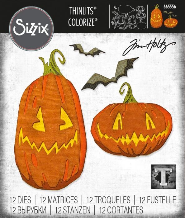Sizzix PUMPKIN PATCH Thinlits Die Tim Holtz 665556