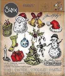 Sizzix Framelits TATTERED CHRISTMAS