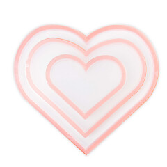 Sizzix Shaker Panes 665451 HEARTS
