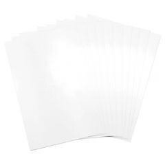 Sizzix Shrint Plastic A4 WHITE (x10)