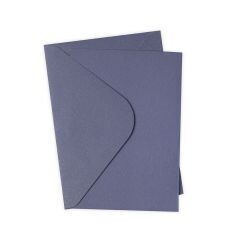 Sizzix Surfacez Card &amp; Envelope Pack A6 FRENCH NAVY x 10