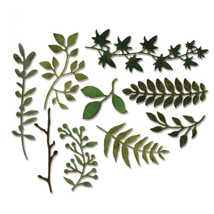 Sizzix Thinlit Dies - Tim Holtz GARDEN GREENS 661206