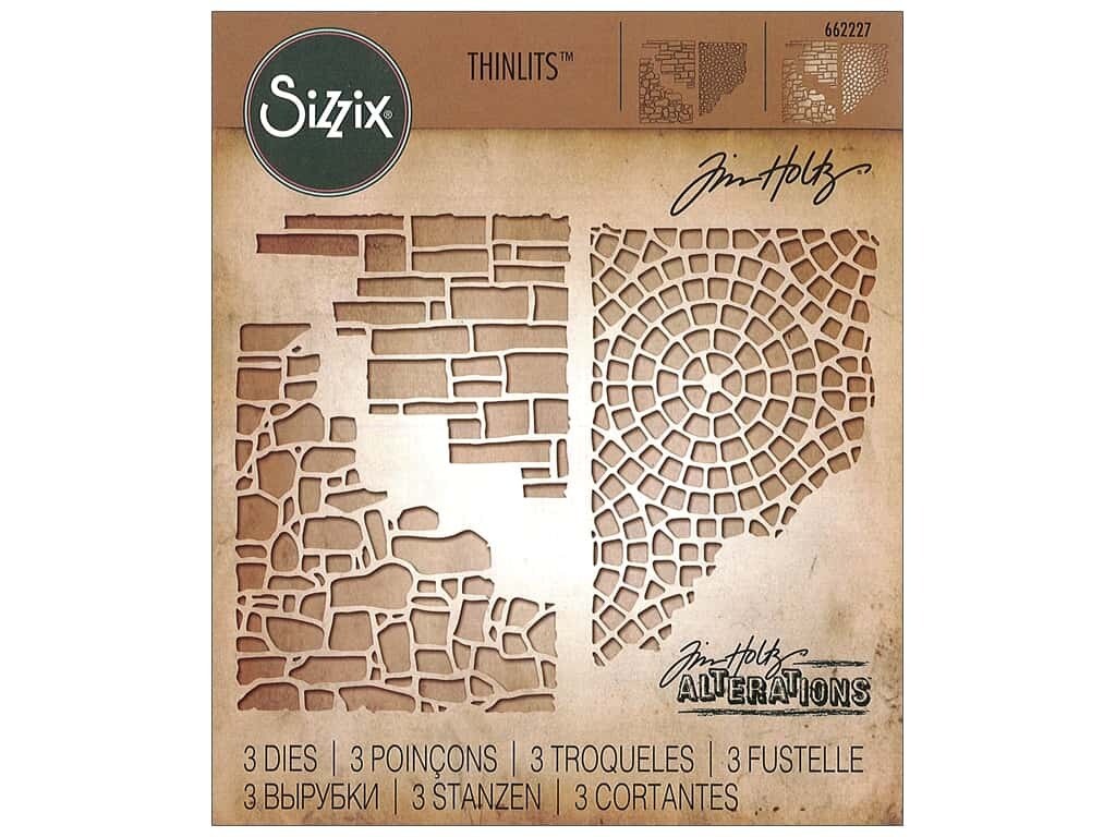 Sizzix Thinlits Tim Holtz Mixed Media #4 662227