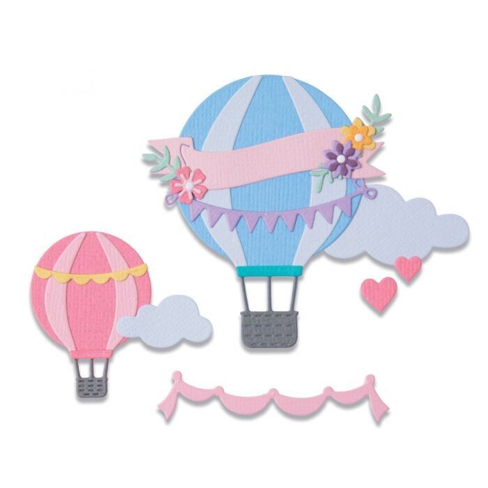 Sizzix Thinlits 665183 HOT AIR BALLOON