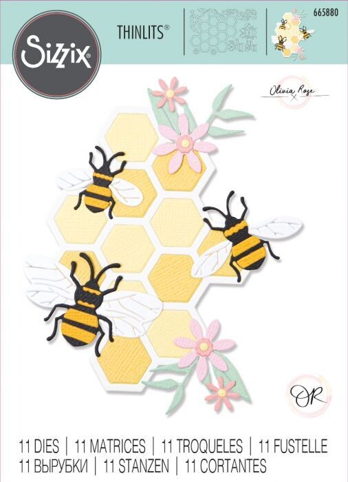 Sizzix Thinlits 665880 BEE HIVE