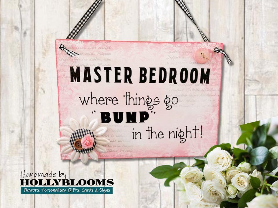 MASTER BEDROOM Sign