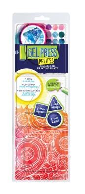 Clarity Stamps GEL PRESS PETITES Plate Set 1