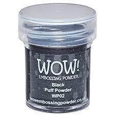 WOW! Embossing Powder BLACK PUFF WP02