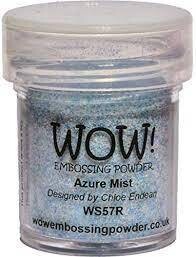 WOW Embossing Powder Glitter AZURE MIST WS57R