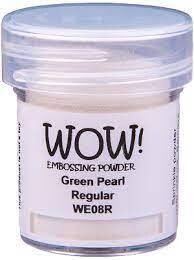 WOW! Embossing Powder GREEN PEARL Regular WE08R