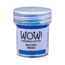 WOW Embossing Powder Glitter BLUE GLITZ