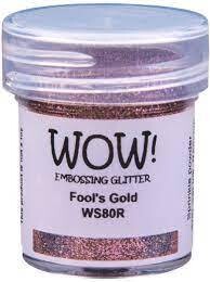 WOW! Embossing Powder Glitter FOOLS GOLD WS80R