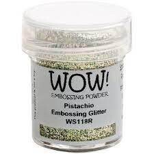 WOW! Embossing Powder Glitter PISTACHIO WS118R