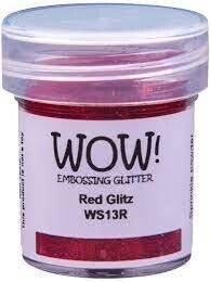 WOW! Embossing Powder Glitter RED GLITZ WS13R