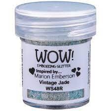 WOW! Embossing Powder Glitter VINTAGE JADE WS48R