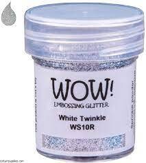 WOW! Embossing Powder Glitter WHITE TWINKLE WS10R