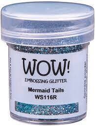 WOW! Embossing Powder MERMAID TAILS WS116R