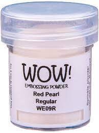 WOW! Embossing Powder RED PEARL Regular WE09R