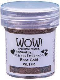 WOW!  Embossing Powder ROSE GOLD WL17R