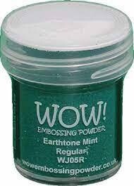 WOW! Embossing Powder Regular EARTHTONE MINT WJ05R