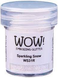WOW! Embossing Powder SPARKLING SNOW WS31R